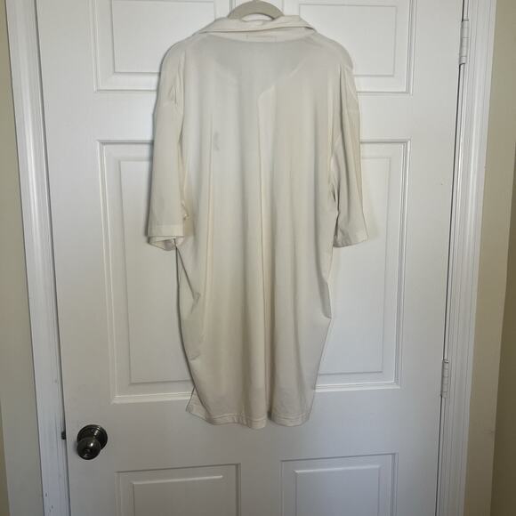 Ralph Lauren RLX Golf Polo Cream Moisture Wicking Sz Large Sporty Outdoors - Picture 2 of 7